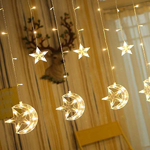 Indoor/Outdoor LED Warm White Twinkle Curtain Lights