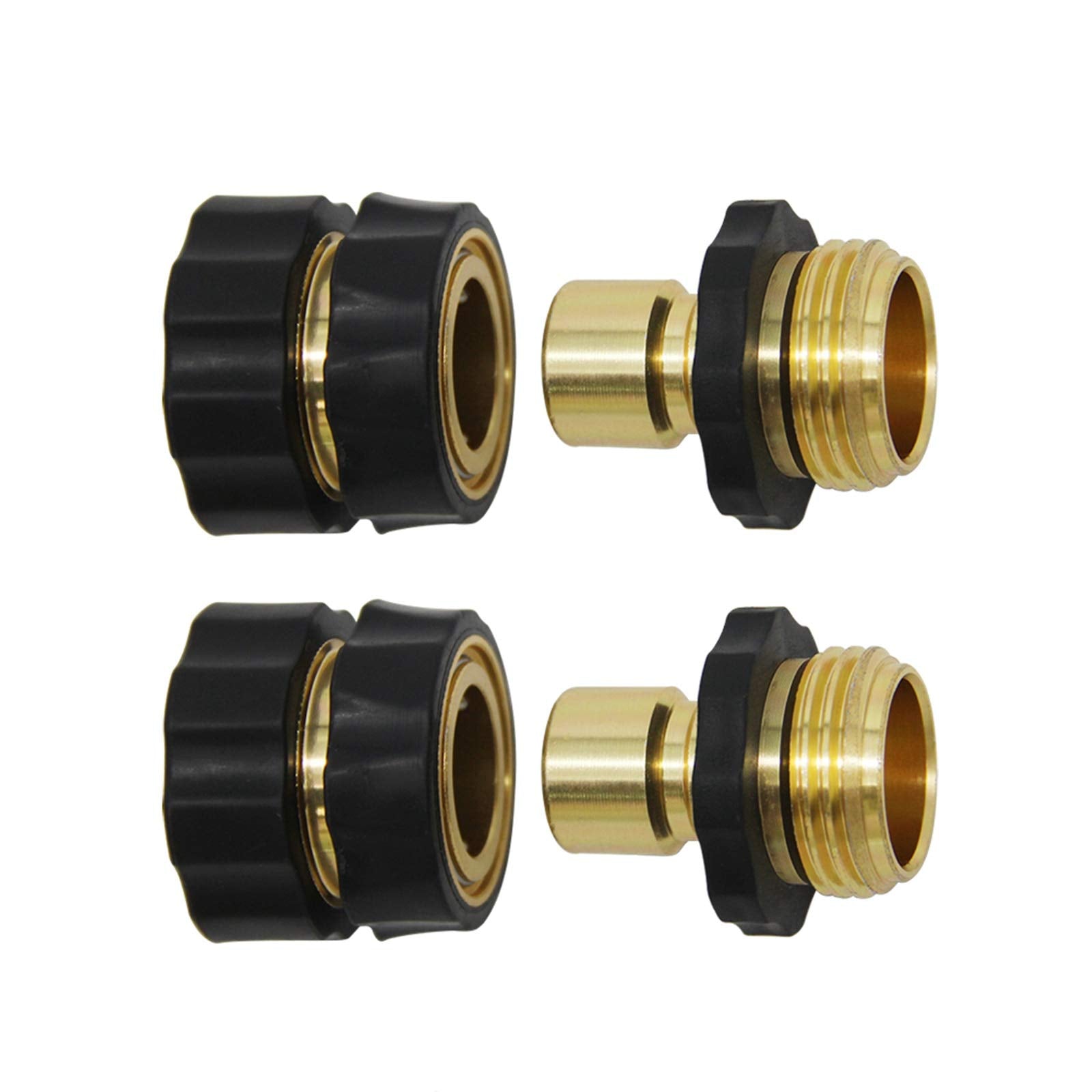 Twinkle Star 3/4 Inch Garden Hose Quick Connector 2 Set