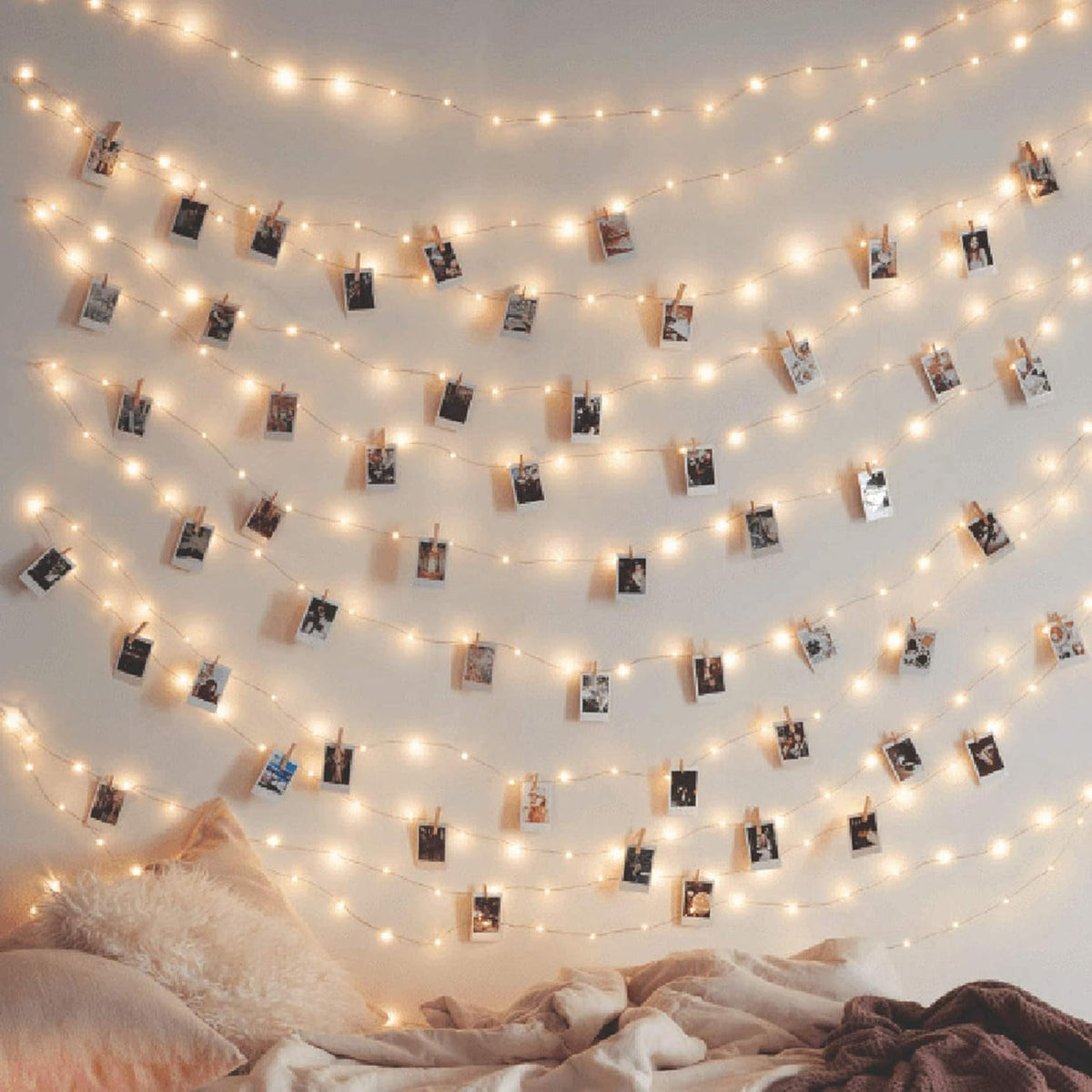 Twinkle Star Copper Wire String Lights - Warm White - 66ft