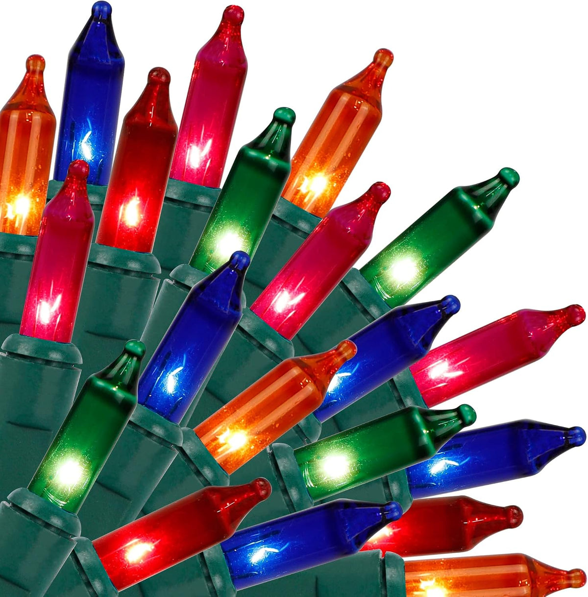 Twinkle Star Incandescent Mini Lights - Multicolor - 150 Count