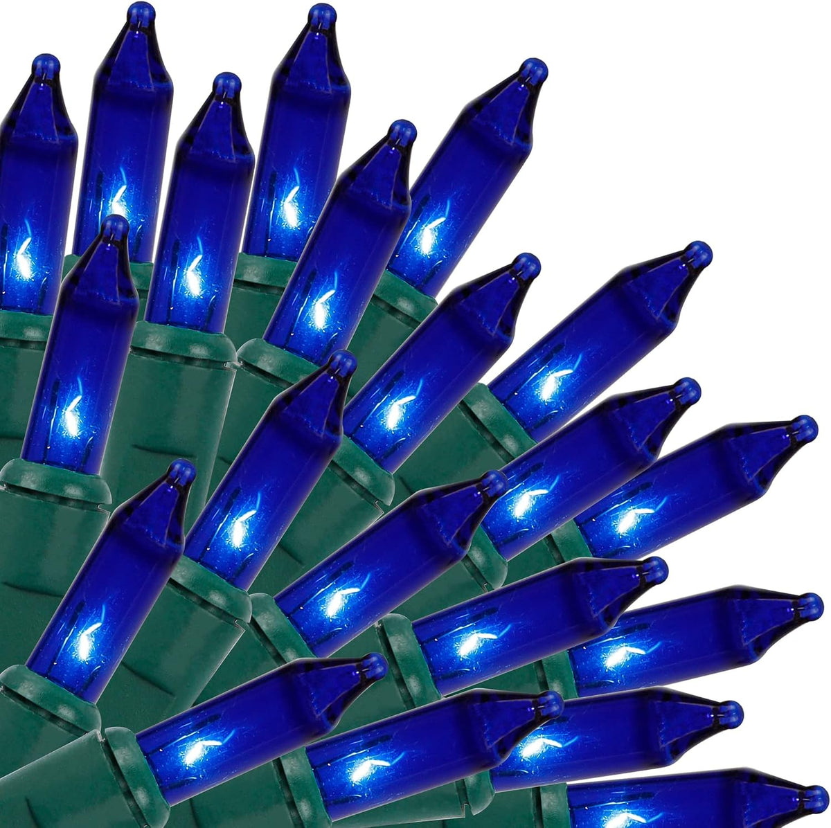 Twinkle Star Incandescent Mini Lights - Blue - 150 Count