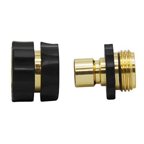 Twinkle Star 3/4 Inch Garden Hose Fitting Quick Connector Male and Female Set, 4 Set - Twinkle Star