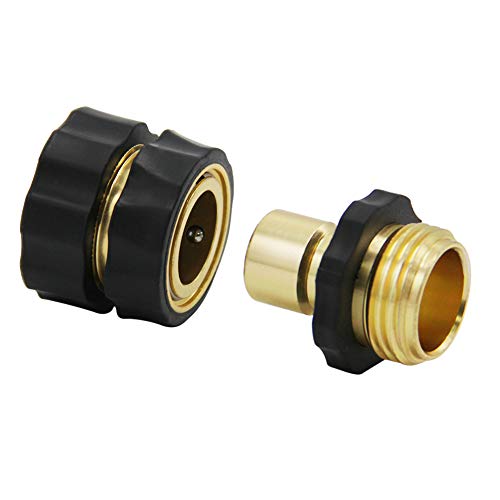 Twinkle Star 3/4 Inch Garden Hose Fitting Quick Connector Male and Female Set, 4 Set - Twinkle Star