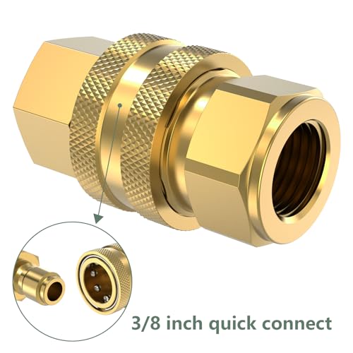 Twinkle Star 3/8 Inch Quick Connect Fitting Pressure Washer Adapter Set, TWIS293 - Twinkle Star