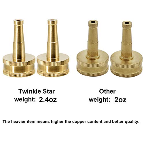 Twinkle Star Brass Jet Sweeper Jet Nozzle, 2 Pack, TWIS3431 - Twinkle Star