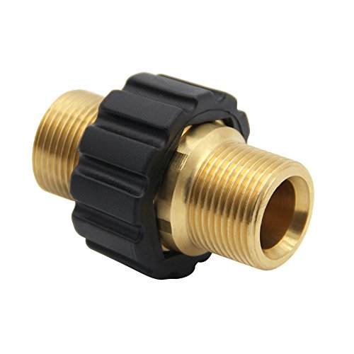 Twinkle Star Pressure Washer Hose Quick Connector, M22 Metric Male Thread Fitting, TWIS375 - Twinkle Star