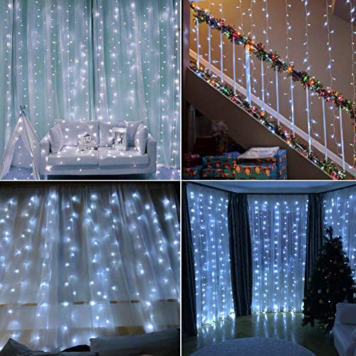 Twinkle Star, 6 Inches Indoor Outdoor, LED String Light with Remote Control Timer for Christmas Wedding Party Home Garden Bedroom Decoration, White - Twinkle Star