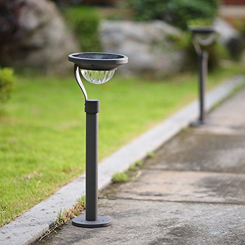 Twinkle Star 50 Lumens Solar Outdoor Lights 4 Pack Waterproof Solar Pathway Lights 12 Hrs for Walkway, Patio, Yard, Driveway, Garden - Twinkle Star