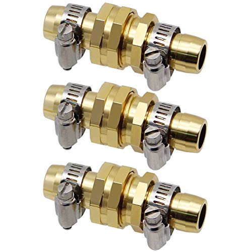 Twinkle Star Garden Hose Repair Connector with Clamps, Male and Female Garden Hose Fittings, 3 Set - Twinkle Star