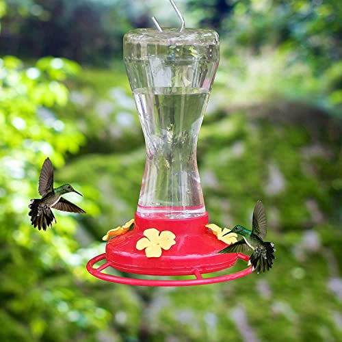 Twinkle Star Outdoor Hummingbird Feeder with 4 Feeding Ports, 20 Ounce - Twinkle Star