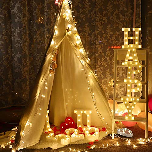 Twinkle Star LED String Lights, Plug in String Lights 8 Modes Waterproof for Indoor Outdoor Christmas Tree Wedding Party Bedroom (***Warm White, 66 ft) - Twinkle Star