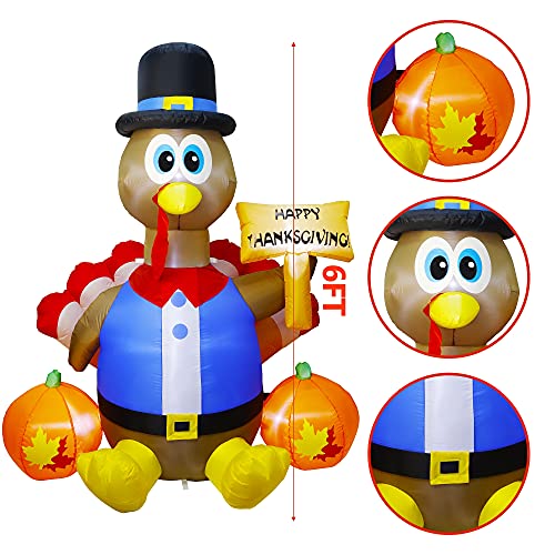 Thanksgiving Day Inflatable Turkey (Turkey with Happy Thanksgiving Day) - Twinkle Star