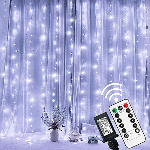 Twinkle Star, 6 Inches Indoor Outdoor, LED String Light with Remote Control Timer for Christmas Wedding Party Home Garden Bedroom Decoration, White - Twinkle Star