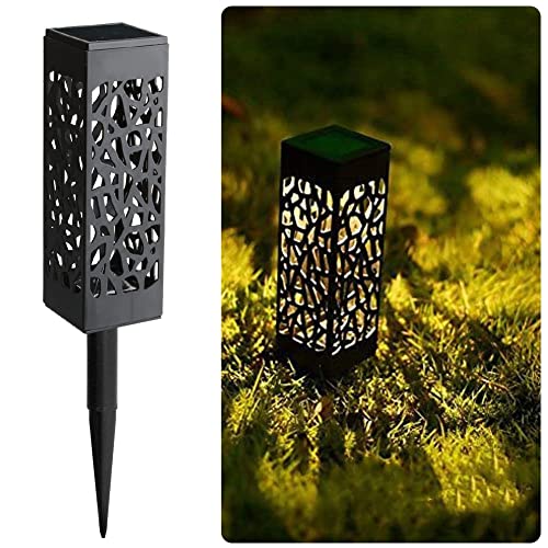 MAGGIFT 8 Pcs Solar Powered LED Garden Lights, Solar Path Lights Outdoor, Automatic Led Halloween Christmas Decorative Landscape Lighting for Patio, Yard and Garden - Twinkle Star