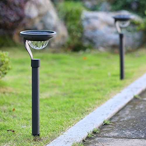 Twinkle Star 50 Lumens Solar Outdoor Lights 4 Pack Waterproof Solar Pathway Lights 12 Hrs for Walkway, Patio, Yard, Driveway, Garden - Twinkle Star