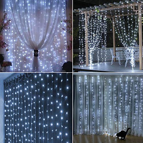 Twinkle Star, 6 Inches Indoor Outdoor, LED String Light with Remote Control Timer for Christmas Wedding Party Home Garden Bedroom Decoration, White - Twinkle Star