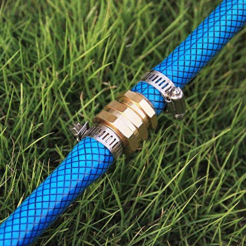 Twinkle Star Garden Hose Repair Connector with Clamps, Male and Female Garden Hose Fittings, 3 Set - Twinkle Star